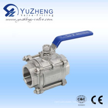 Thread End 3PC Stainless Steel Ball Valve